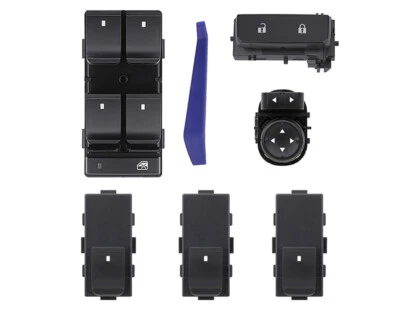 Window Switch+Door Lock+Mirror Control for 2007-2013 Chevy GMC Driver+Passenger - Image 1 of 4
