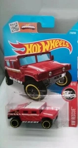 Hot Wheels - Mainline / Hummer Humvee - Red - Rescue - Model Vehicle x1 - Picture 1 of 3