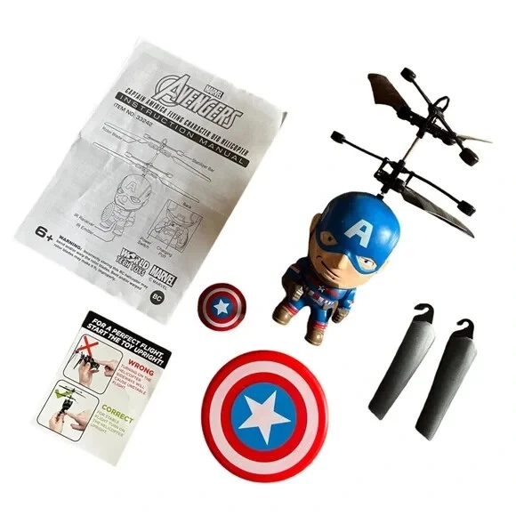 Helicóptero OVNI personaje volador Capitán América Marvel Avengers Foto 1 de 1