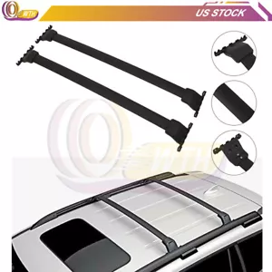 Juego de 2 portaequipajes portaequipajes de techo con riel lateral para Honda Passport 2019-2023 - Imagen 1 de 9