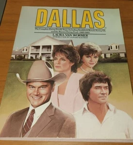 80's Vintage Dallas Southfork Ewing Family TV Show Book - Foto 1 di 2
