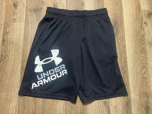 Under Armour Shorts, Youth Boys Size Large, Black, Basketball Shorts - Picture 1 of 8