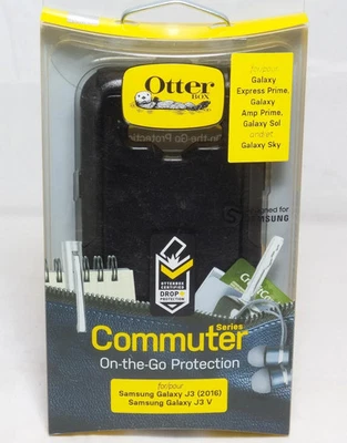 OtterBox Samsung Galaxy J3/J3v черный пригородный чехол двойной материал жесткий чехол - Изображение 1 из 4