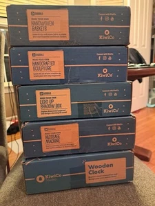 Lot Of 6 BRAND NEW STILL IN ORIGINAL SHIPPING BOXES Kiwi Co. Doodle Crates - Picture 1 of 5