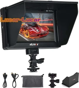VILTROX DC-70 II 7 inch Camera Video Monitor 4K HDMI Output with Sunshade Hood - Afbeelding 1 van 9