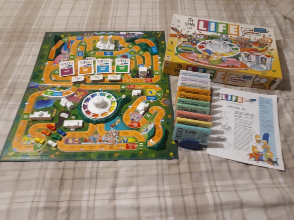 The Simpsons The Game Of Life - Complete With Instructions - MB Games 2004 - Image 1 of 4