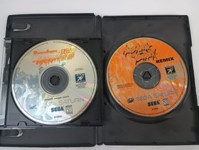 Bundle Lot of 2 Battle Arena Toshinden URA + Remix Sega Saturn Tested Working