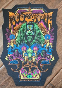 2025 ROB ZOMBIE PROMO JACKET SHIRT PATCH VENOMOUS KING FREAK HELLBILLY URGE - Picture 1 of 1