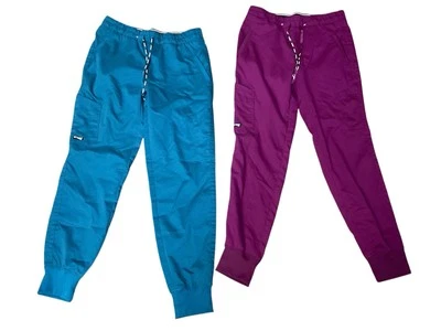 2 Barco ~ Greys Anatomy Kira-yoga Style Mid-rise scrub Joggers Womens Size Small - Image 1 of 4