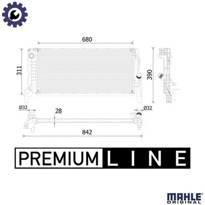 RADIATOR ENGINE COOLING CR 2311 000P FOR MINI COUNTRYMAN BMW X1/Van/F48 2.0L - Image 1 of 4