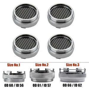 60MM/61MM/66MM Wheel Center Cap Center Cap For Rims No Logo Base Set Of 4 - Picture 1 of 13