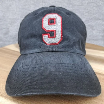 Gorra Chicago Blackhawks con correa trasera negra #9 The Golden Jet Bobby Hull para hombre Foto 1 de 4