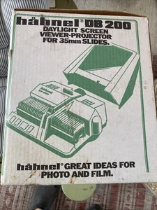Hähnel DB Daylight Screen Viewer / Projector for 35mm slide Vintage In Box - Picture 1 of 9