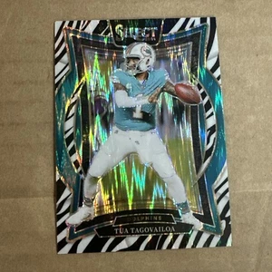 TUA TAGOVAILOA - 2024 Panini Select Zebra Shock Prizm SSP Case Hit - DOLPHINS - Picture 1 of 3