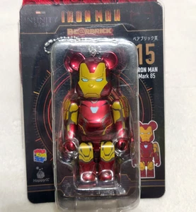 Bearbrick 100% Iron Man Mark 85 #15 Marvel Llavero Figura Medicom Juguete Be@rbrick - Imagen 1 de 5