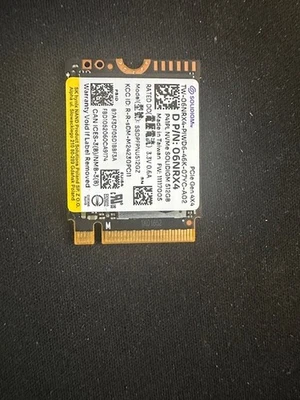 DELL 2230 NVMe 512GB SSD 6NRX4 Foto 1 de 2