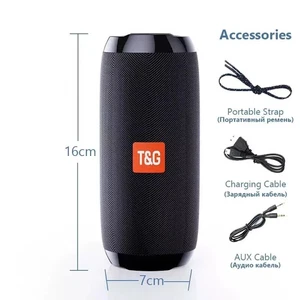 TG117 Portable Wireless Bluetooth Speaker Stereo Bass, USB AUX FM - Picture 1 of 3