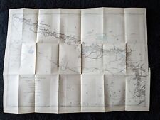 1877 Map of Great Tibet Ladakh Assam plus RGS article The Pundit's Journey
