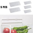 Waterproof Transparent Wall Sticker Rack for Bathroom and Kitchen Storage