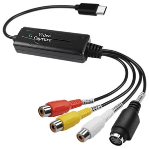 1 PCS AV zu USB C Konverter Video Capture Card Adapter 1 Kanal V5N33832 - Bild 1 von 6
