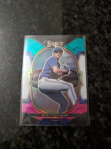 2023 Select Concourse Aqua Prizm Ricky Tiedemann /49  RC Rookie