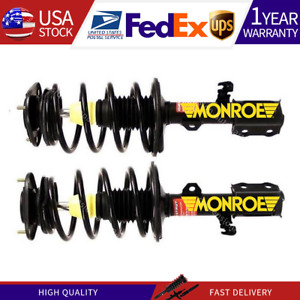 Fits Toyota Corolla 2003 2004 2X Monroe Front Shocks Struts Coil Spring Assembly