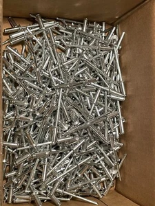 3,2 x 10 mm - Domkopfnieten Aluminium stahlbeschichteter Schaft. QTY350 KOSTENLOSER VERSAND - Bild 1 von 5