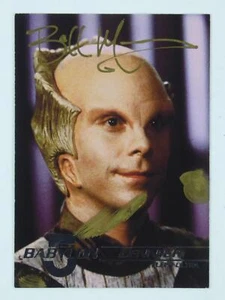 Bill Mumy Signed Autographed 1995 Fleer Ultra Babylon 5 Trading Card Lennier #12 - Picture 1 of 3