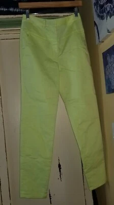 Pantalones Tibi Amarillo Neón Talla 4 Nuevo Sin Etiquetas Prototipo Foto 1 de 4