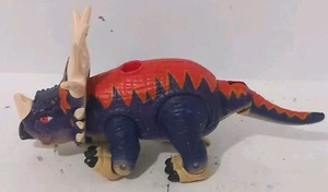 Imaginext Dinosaurier (2004) Styracosaurus blau rot mit Kieferöffnungsaktion - Bild 1 von 5