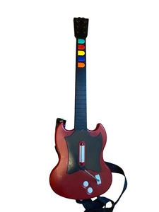 Playstation 2 Guitar Hero Gibson SG Red Octane Wired Controller - Picture 1 of 2