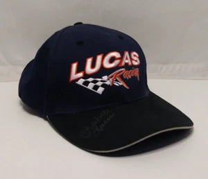 Lucas Oil Racing Apparel Hat Cap Signed By Charlotte & Morgan Lucas NHRA - Picture 1 of 7