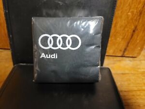 Audi napkins party supplies Black NIP sealed event automotive german car 