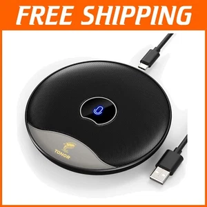360° Omnidirectional USB Conference Microphone with Mute Button for Clear Audio - Afbeelding 1 van 10