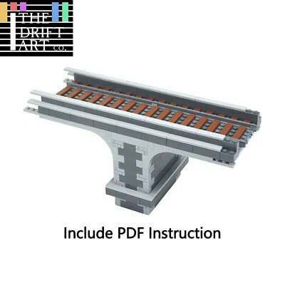 City Train Viaduct Railway Bridge t for Lego Kit Building Blocks Sets DIY - Image 1 of 4