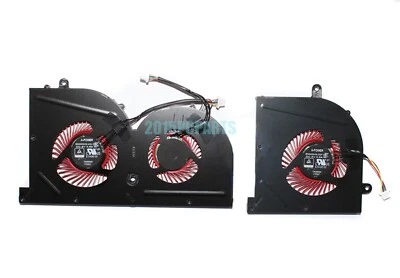 Genuine New MSI GS63 GS63VR GS73 GS73VR CPU + GPU Cooling FAN - Image 1 of 2