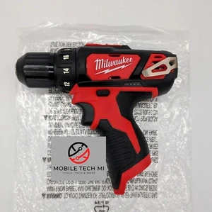 NEW Milwaukee M12 2407-20 Cordless 3/8" Drill Driver 12V 12 Volt 2 Speed - Picture 1 of 5