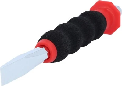 KS TOOLS Flachmeißel mit Handschutzgriff, 8-kant, 12mm - Bild 1 von 3