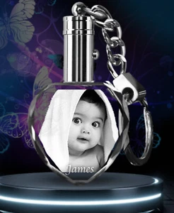 Gift for Her, Gift for - Laser Crystal key rings with LED Lights + Gift Boxed - Foto 1 di 10