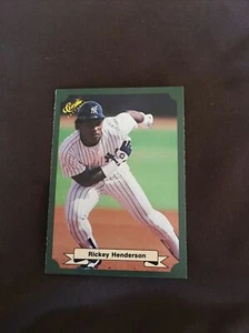 1987 CLASSIC GREEN RICKEY HENDERSON CARD #12 - Picture 1 of 5