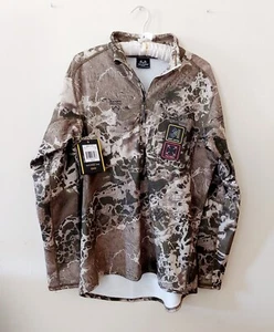 Gr. M Realtree by Wavex Herren Zip Langarm Camouflage sportlich leicht - Bild 1 von 12