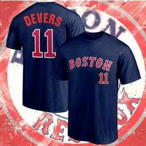 Boston Red Sox MLB Men's Majestic Rafael Devers #11 Player T-Shirt Tee: M-3XL - Picture 1 of 6