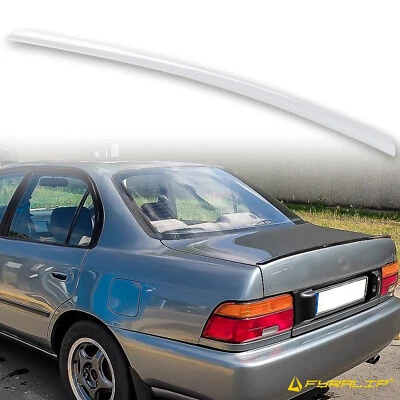Alerón labial de maletero blanco pintado Fyralip Y22 040 para Toyota Corolla E100 sedán Foto 1 de 4