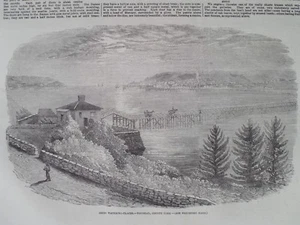 Youghal Cork County Irland Blackwater River 1854 Illustrated London News - Bild 1 von 2
