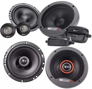 MB QUART FSB216 6.5" 280W Component Speakers & FKB116 6.5" 240W Coaxial Car - Picture 1 of 12
