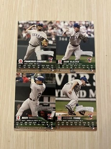 2004 MLB Showdown Rangers Promo Lot 4 Cordero, Blalock, Teixeira und Young - Bild 1 von 2