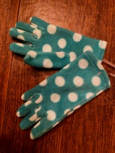 NEW Gap Kids Polka Dot Fleece Gloves Size Small FREE SHIPPING! - Picture 1 of 2