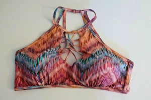 Raisins Curve Damen Cala High Neck Bikini Badeanzug Oberteil BH Träger Übergröße - Bild 1 von 4