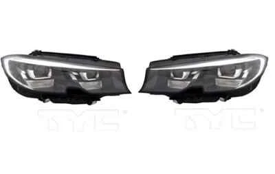 TYC LED Headlight Set For BMW 330i/330i xDrive Sedan w/o AFS 2019-2022 Models - Image 1 of 4