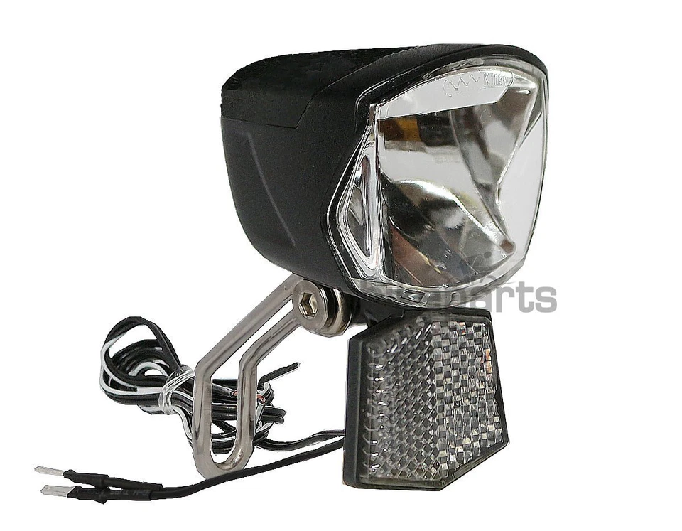 Fahrrad Scheinwerfer LED für Nabendynamo Secu Forte 70 Lux Lampe Frontlampe - Bild 1 von 1